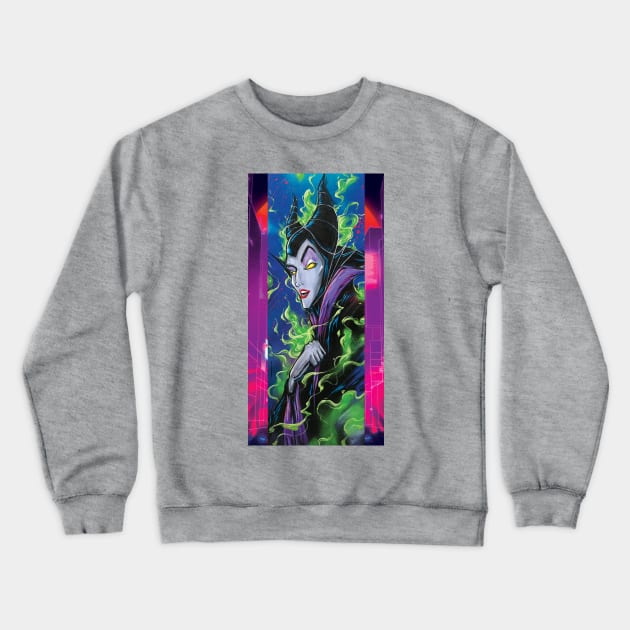 Maleficent Crewneck Sweatshirt by Lopan4000